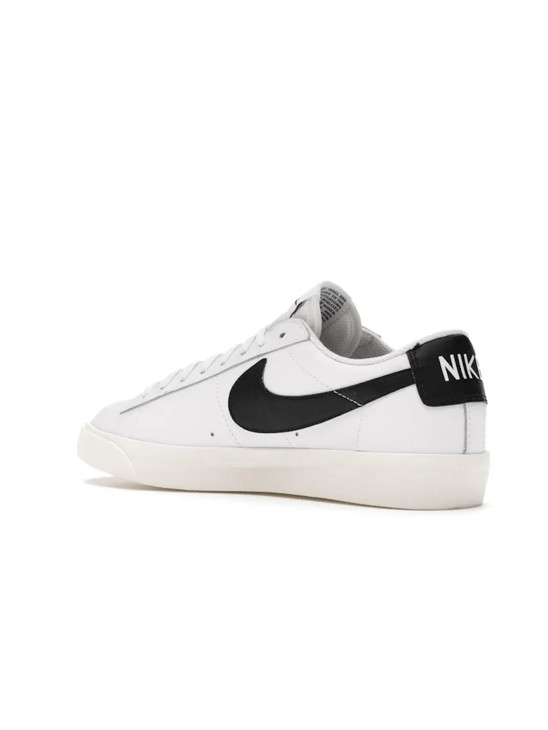 Мужские кроссовки кожаные Nike Blazer Low Nike — изображение 4 из 4, белый/черный