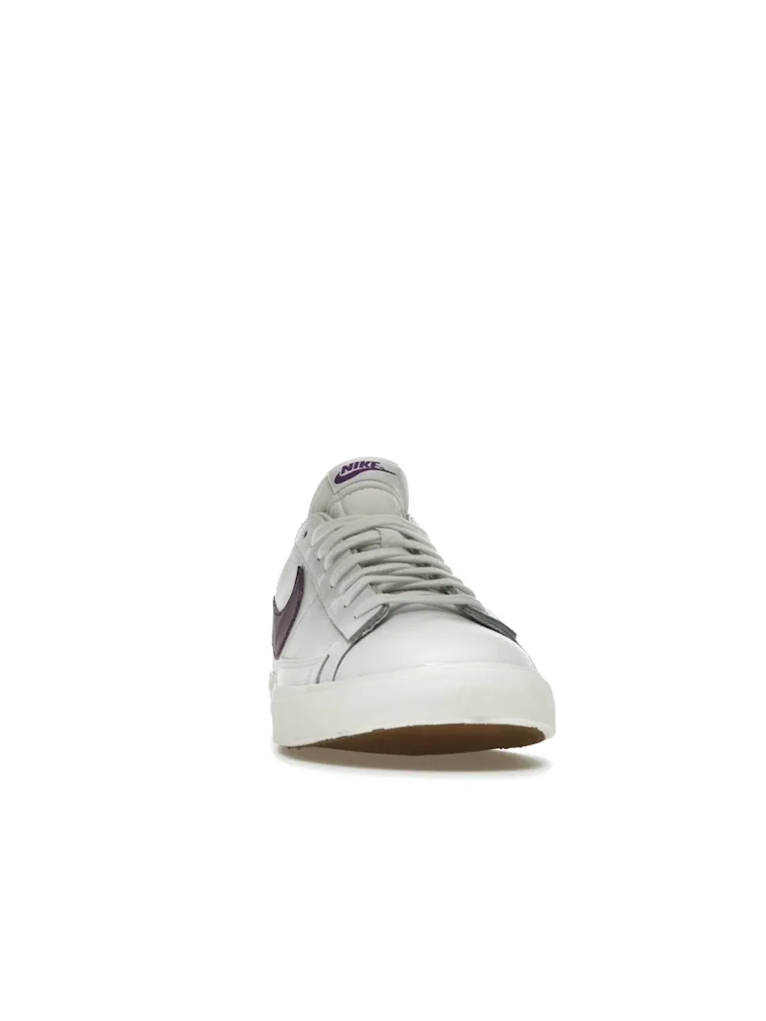 Мужские кроссовки с низким верхом Nike Blazer Low — изображение 2 из 4, белый/фиолетовый