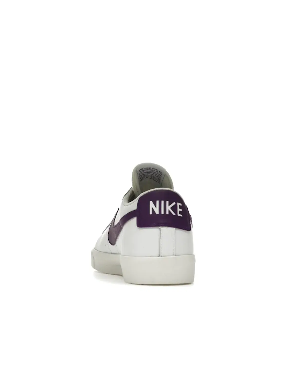 Мужские кроссовки с низким верхом Nike Blazer Low — изображение 4 из 4, белый/фиолетовый