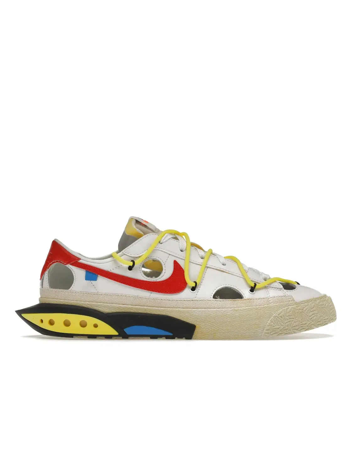 Мужские кроссовки Lifestyle Nike Blazer Low Off-White University Red — изображение 1 из 4, белый/красный/белый