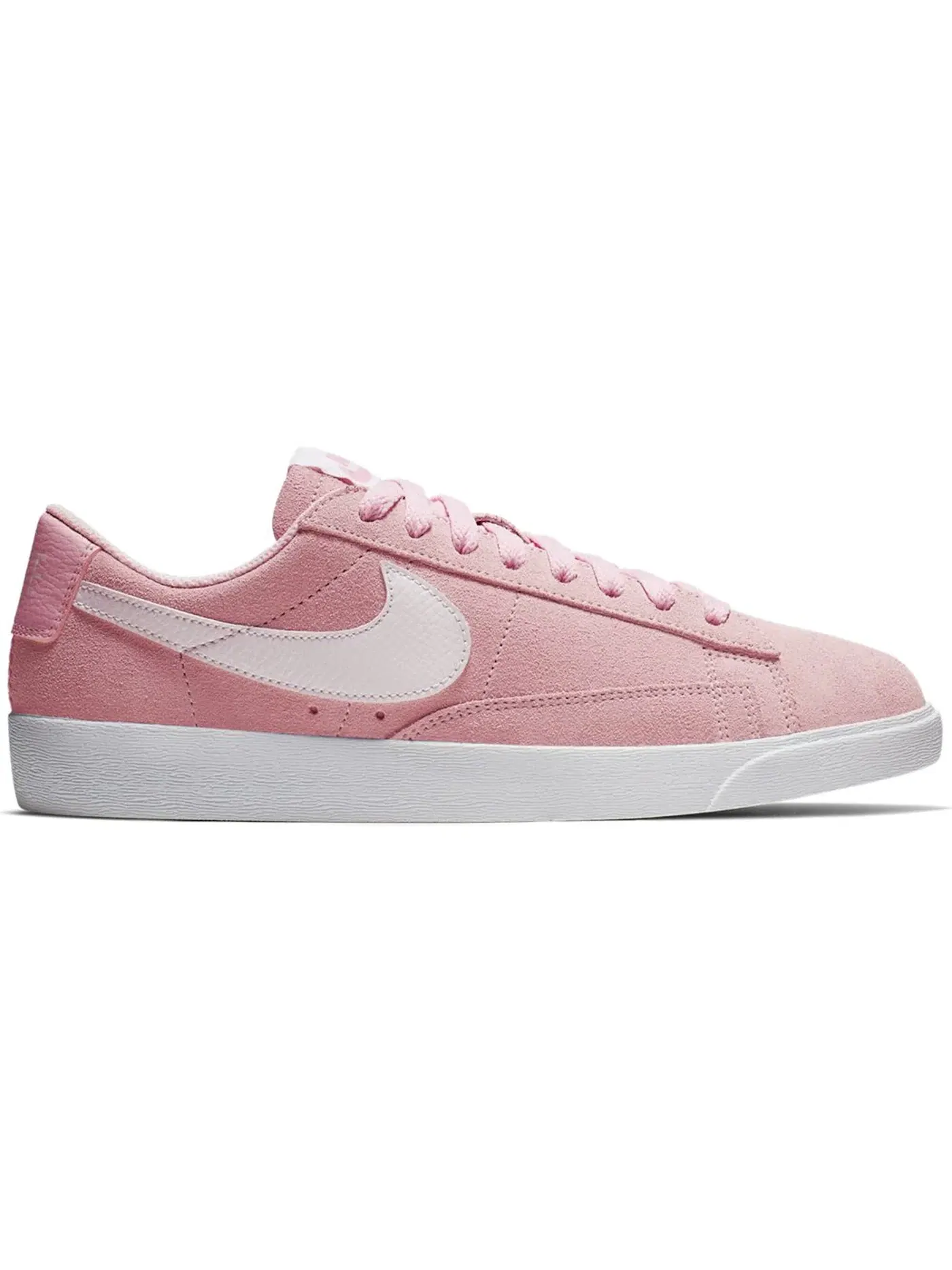 Женские кроссовки Nike Blazer Low — изображение 1 из 1, розовый/белый-белый