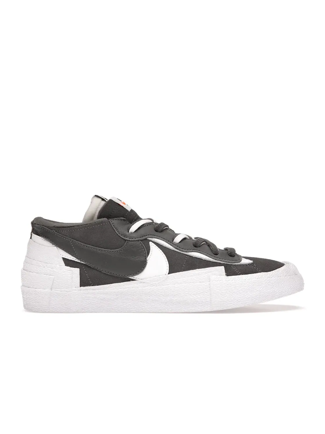 Мужские кроссовки Lifestyle с двойными элементами Nike Blazer Low Nike — изображение 1 из 4, серый/белый-белый