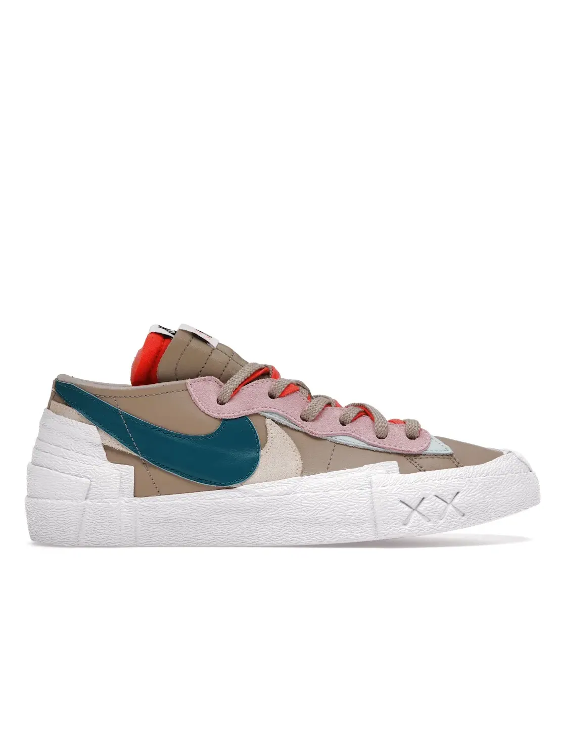 Мужские кроссовки Lifestyle с принтом Nike Blazer Low Nike — изображение 1 из 4, синий/розовый/оранжевый