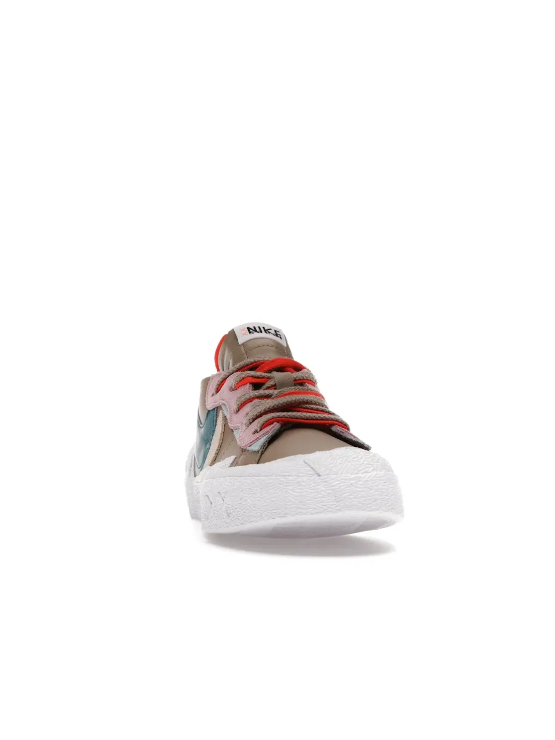 Мужские кроссовки Lifestyle с принтом Nike Blazer Low Nike — изображение 2 из 4, синий/розовый/оранжевый