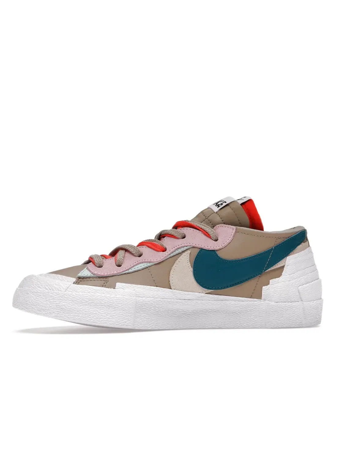 Мужские кроссовки Lifestyle с принтом Nike Blazer Low Nike — изображение 3 из 4, синий/розовый/оранжевый