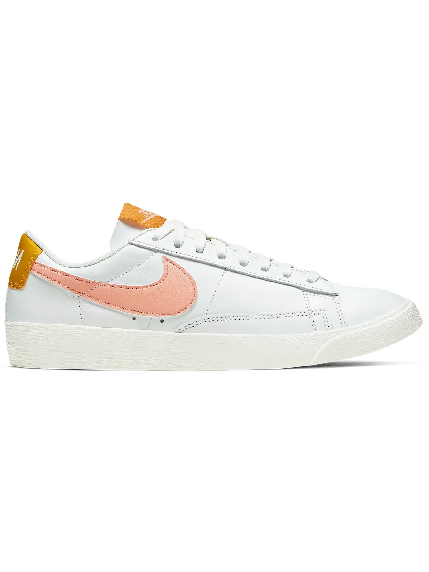 Женские кроссовки Lifestyle Nike Blazer Low — изображение 1 из 1, белый/розовый