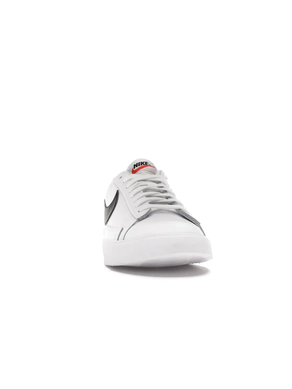 Мужские кроссовки Lifestyle Nike Blazer Low — изображение 2 из 4, белый/оранжевый-черный