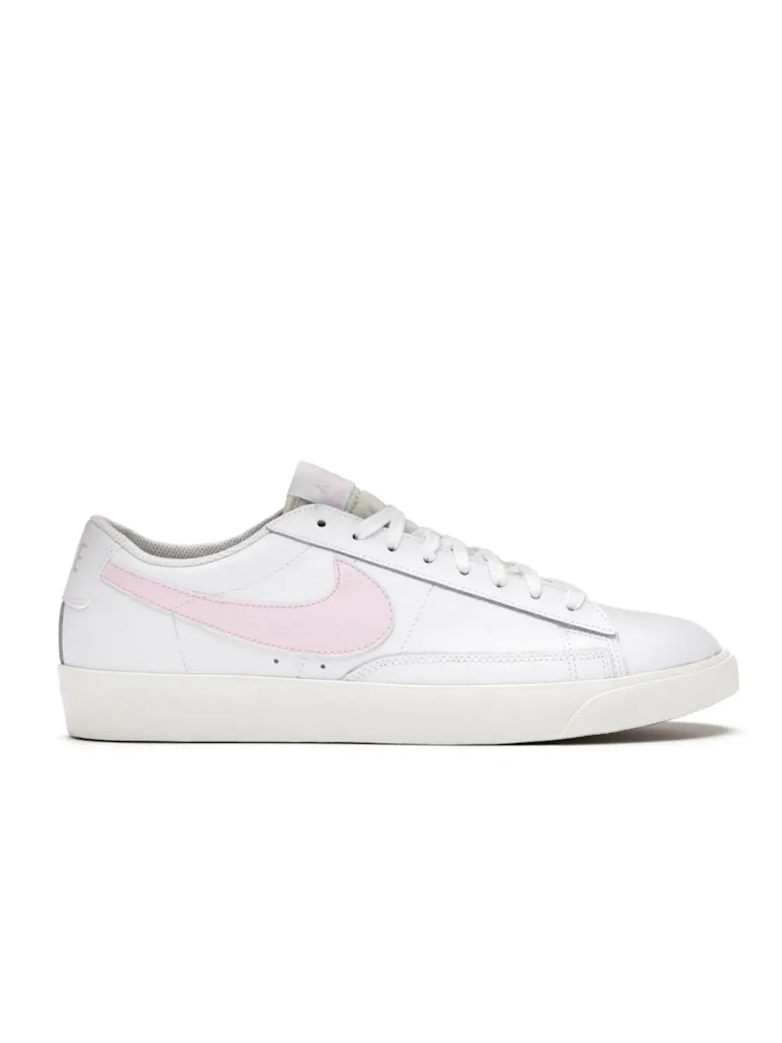 Мужские кроссовки Lifestyle с цветными акцентами Nike Blazer Low — изображение 1 из 4, белый/-розовый