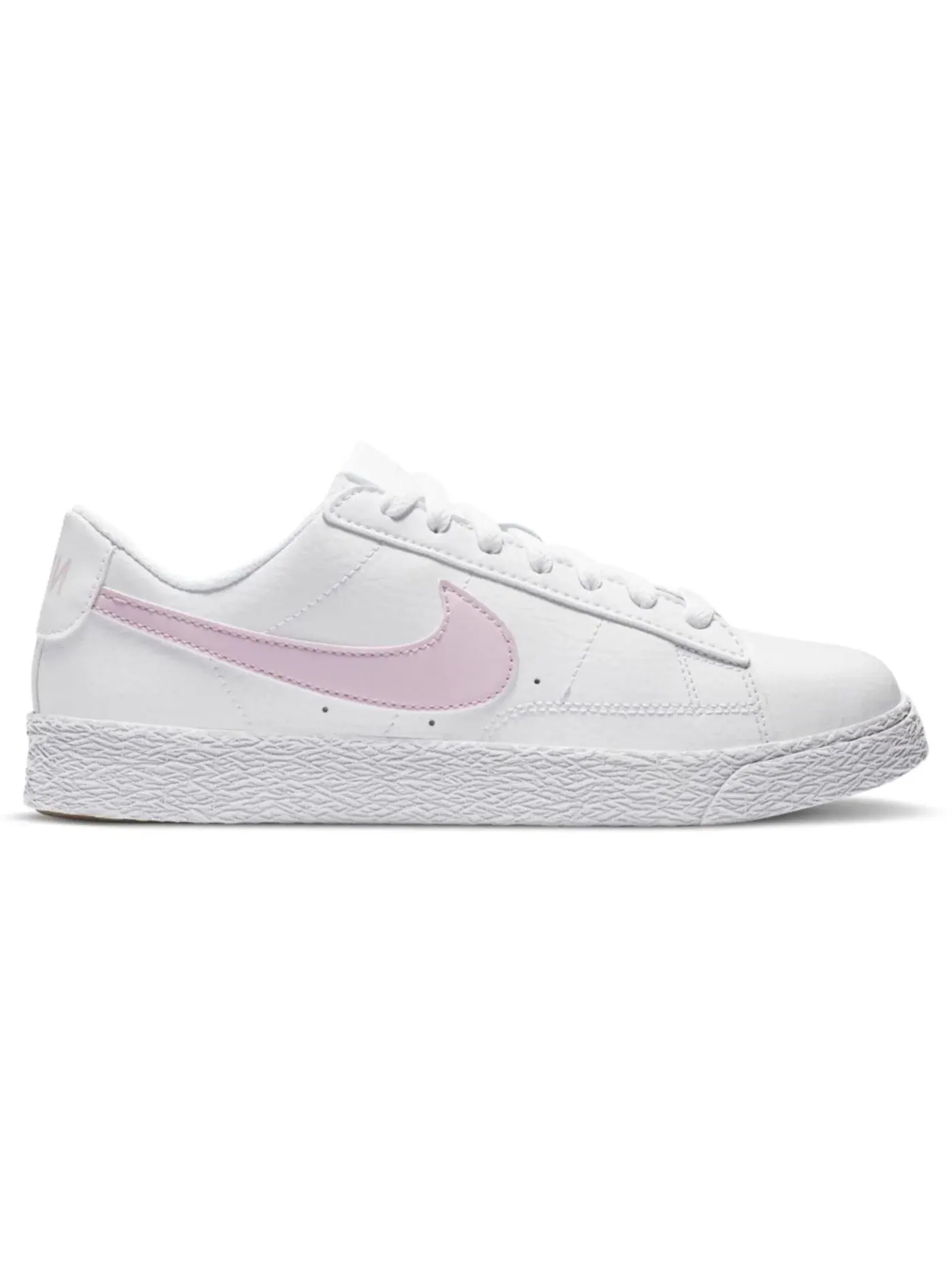 Детские кроссовки Lifestyle Nike Blazer Low — изображение 1 из 1, белый/розовый