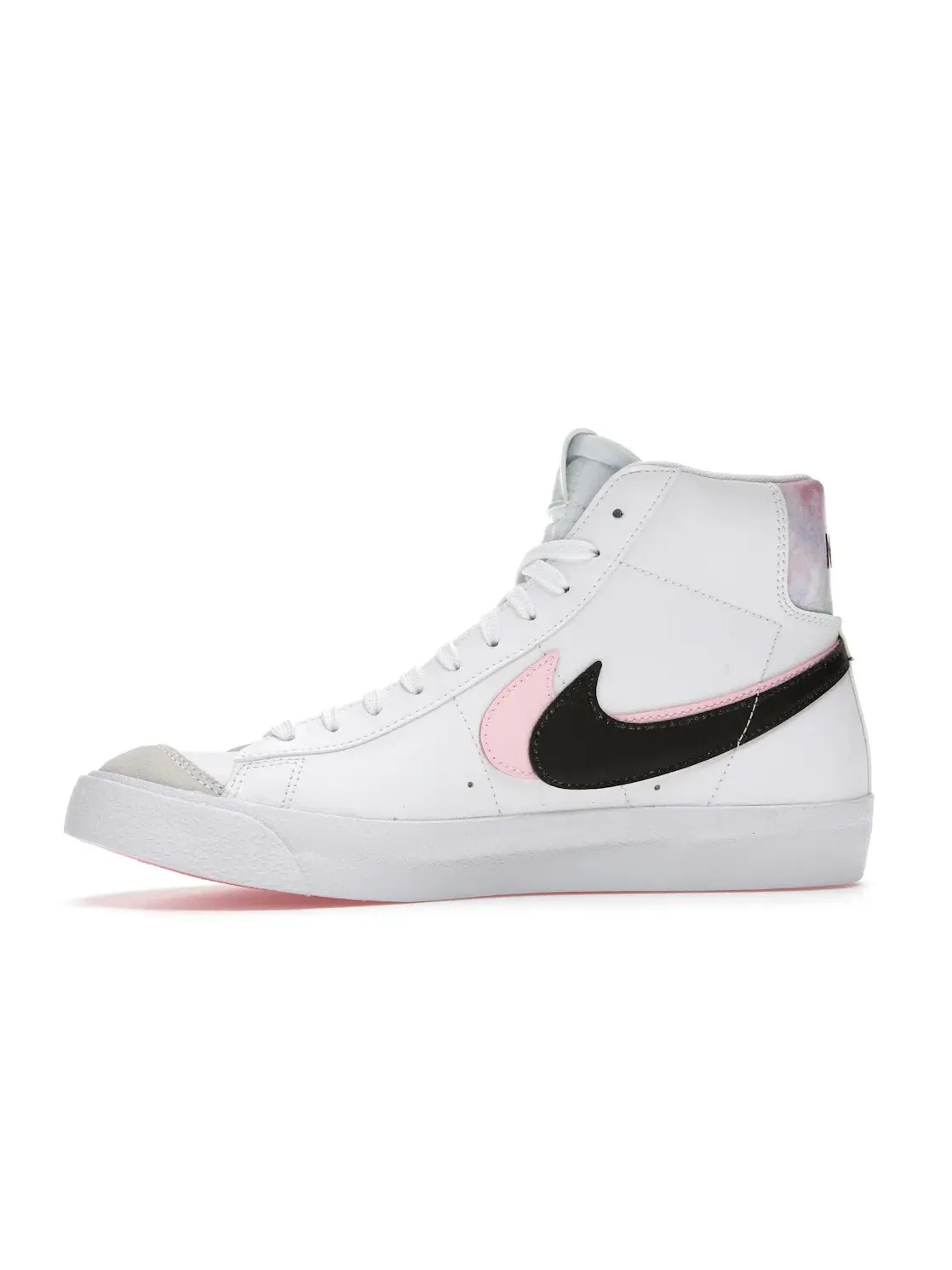 Детские кроссовки Lifestyle с высоким верхом Nike Blazer Mid 77 — изображение 3 из 4, белый//черный