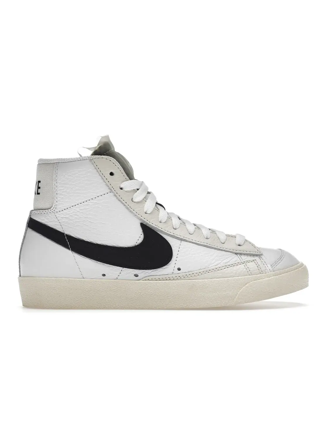 Женские кроссовки с длинным язычком Nike Blazer Mid 77 — изображение 1 из 4, белый/натуральный-черный