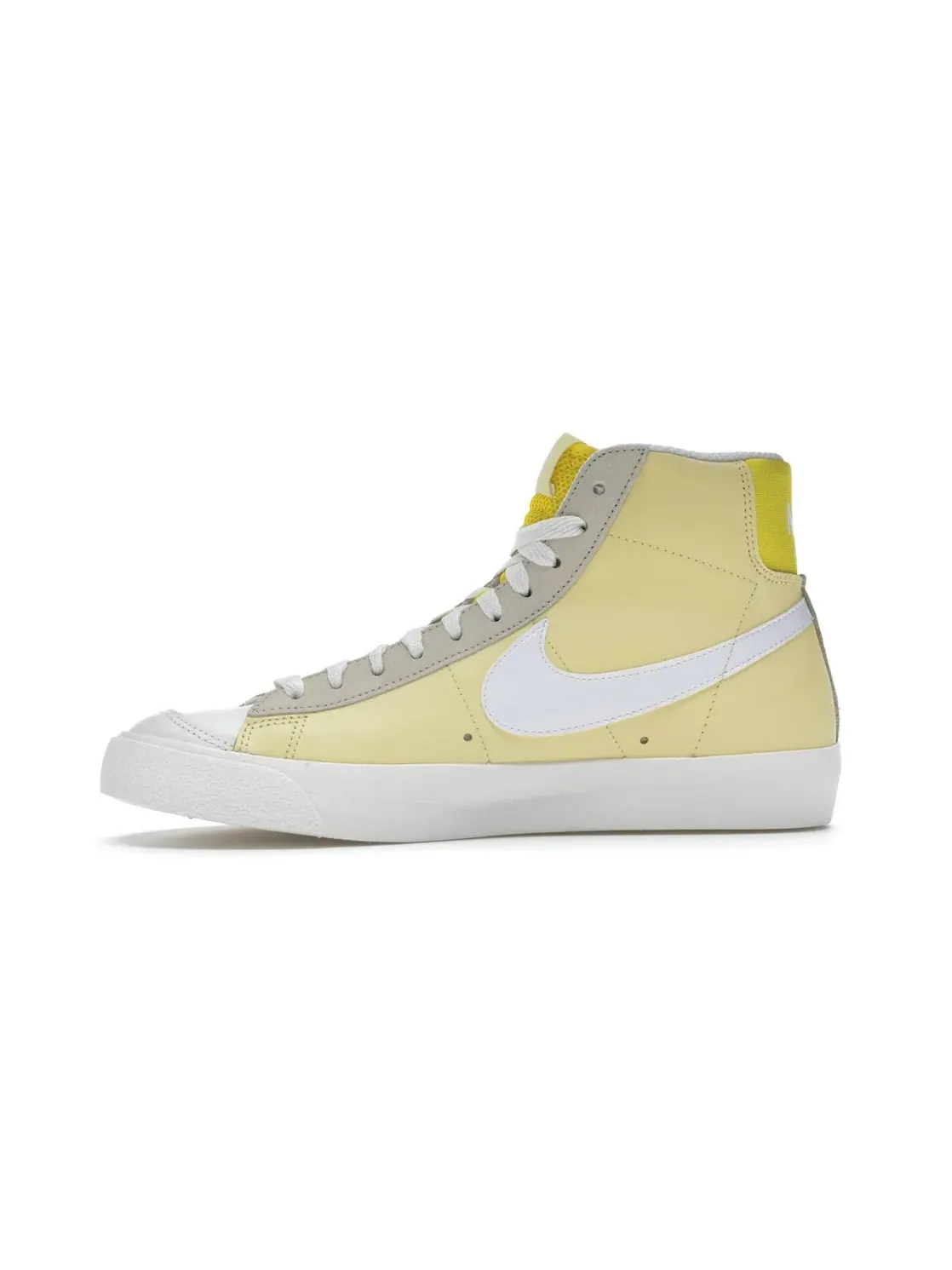 Женские кроссовки высокие с ретро-дизайном Nike Blazer Mid 77 — изображение 3 из 4, желтый/желтый--белый