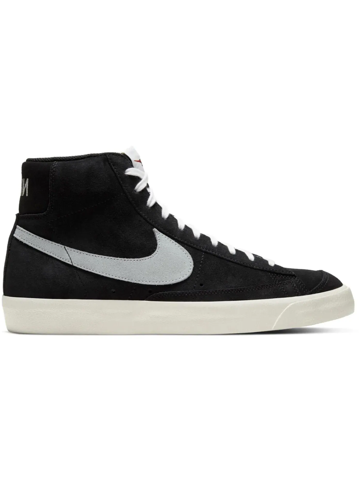 Мужские кроссовки для повседневной носки Nike Blazer Mid 77 — изображение 1 из 1, черный/белый