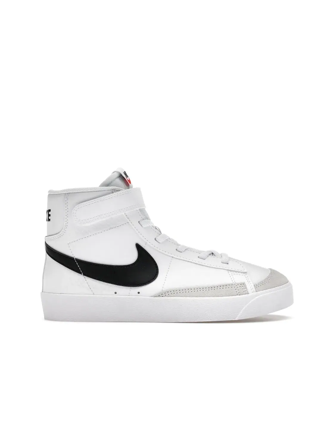 Детские кроссовки с замшевыми вставками Nike Blazer Mid 77 — изображение 1 из 4, оранжевый