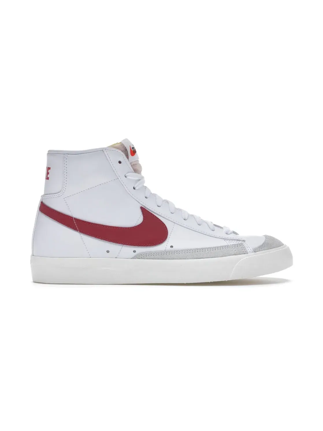 Мужские кроссовки кожаные Nike Blazer Mid 77 — изображение 1 из 4, белый