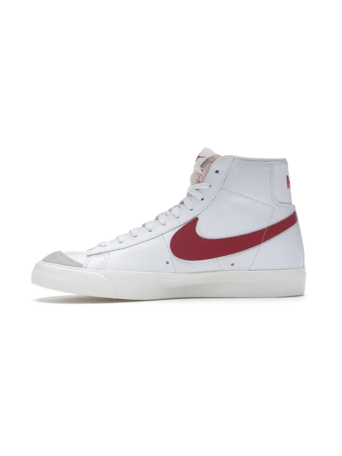 Мужские кроссовки кожаные Nike Blazer Mid 77 — изображение 3 из 4, белый