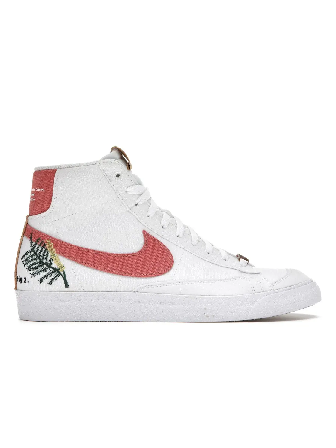 Женские кроссовки с высоким верхом Nike Blazer Mid 77 — изображение 1 из 4, белый/светлый-белый