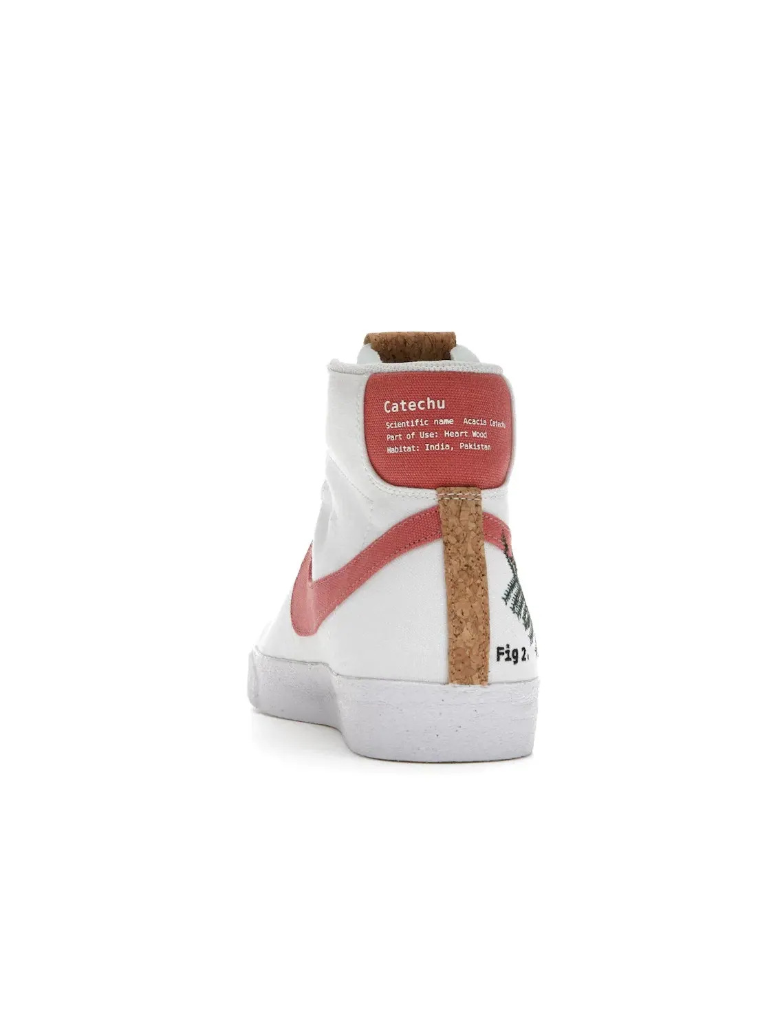 Женские кроссовки с высоким верхом Nike Blazer Mid 77 — изображение 4 из 4, белый/светлый-белый