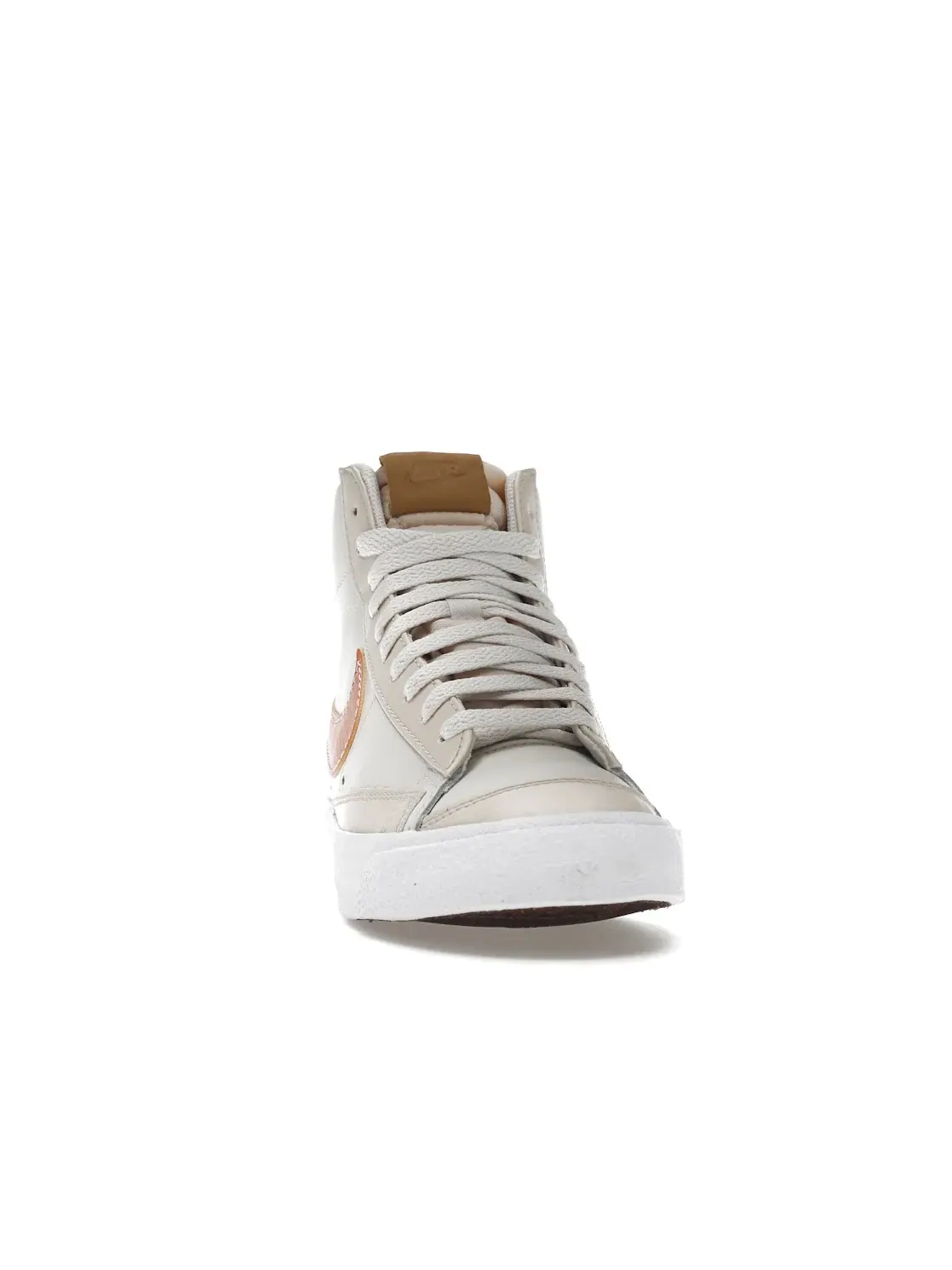 Мужские кроссовки с принтом Nike Blazer Mid '77 — изображение 2 из 4, белый/золотистый