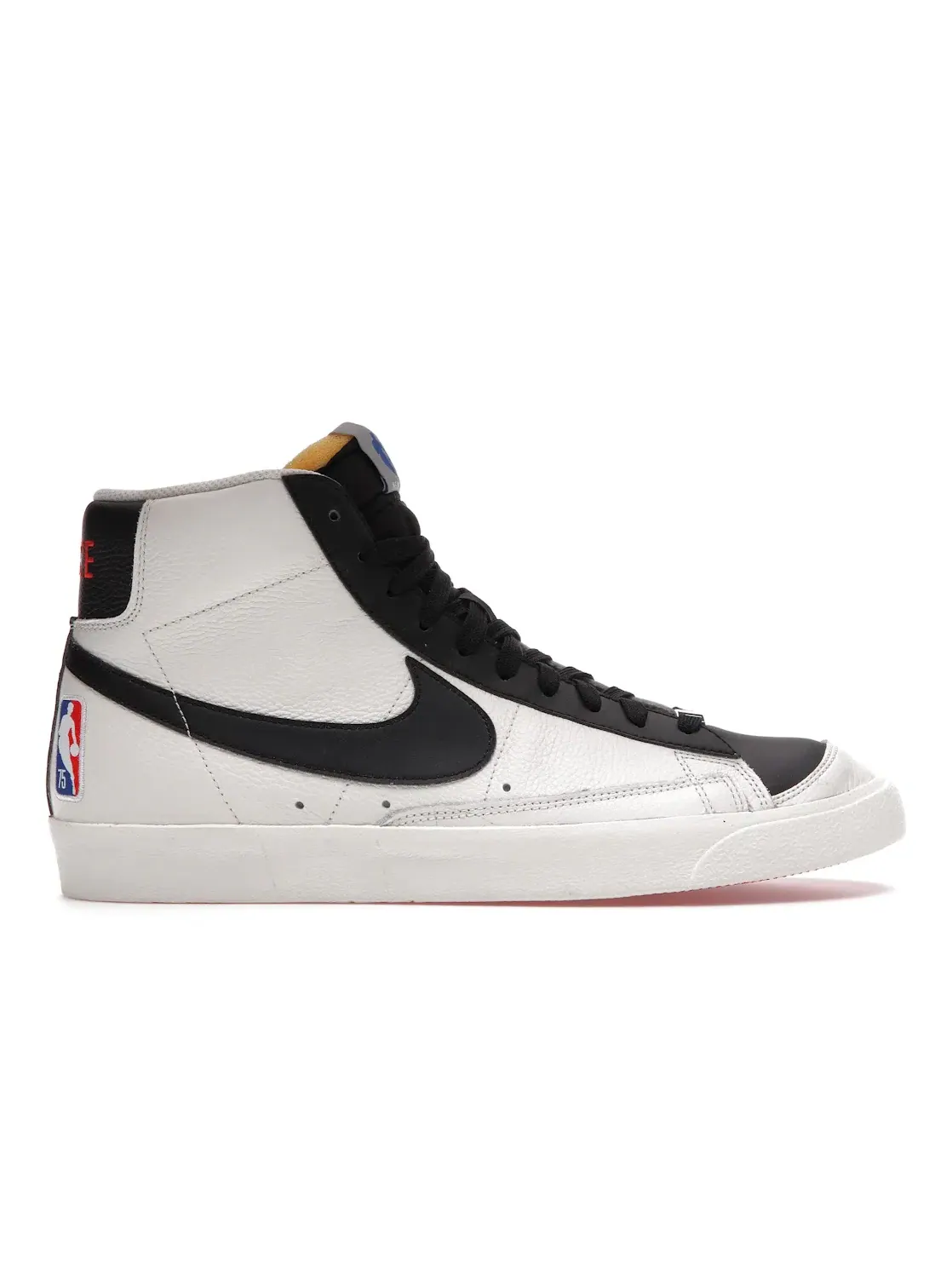 Мужские кроссовки с принтом Nike Blazer Mid '77 EMB NBA 75th Anniversary Trail Blazers — изображение 1 из 4, красный//черный