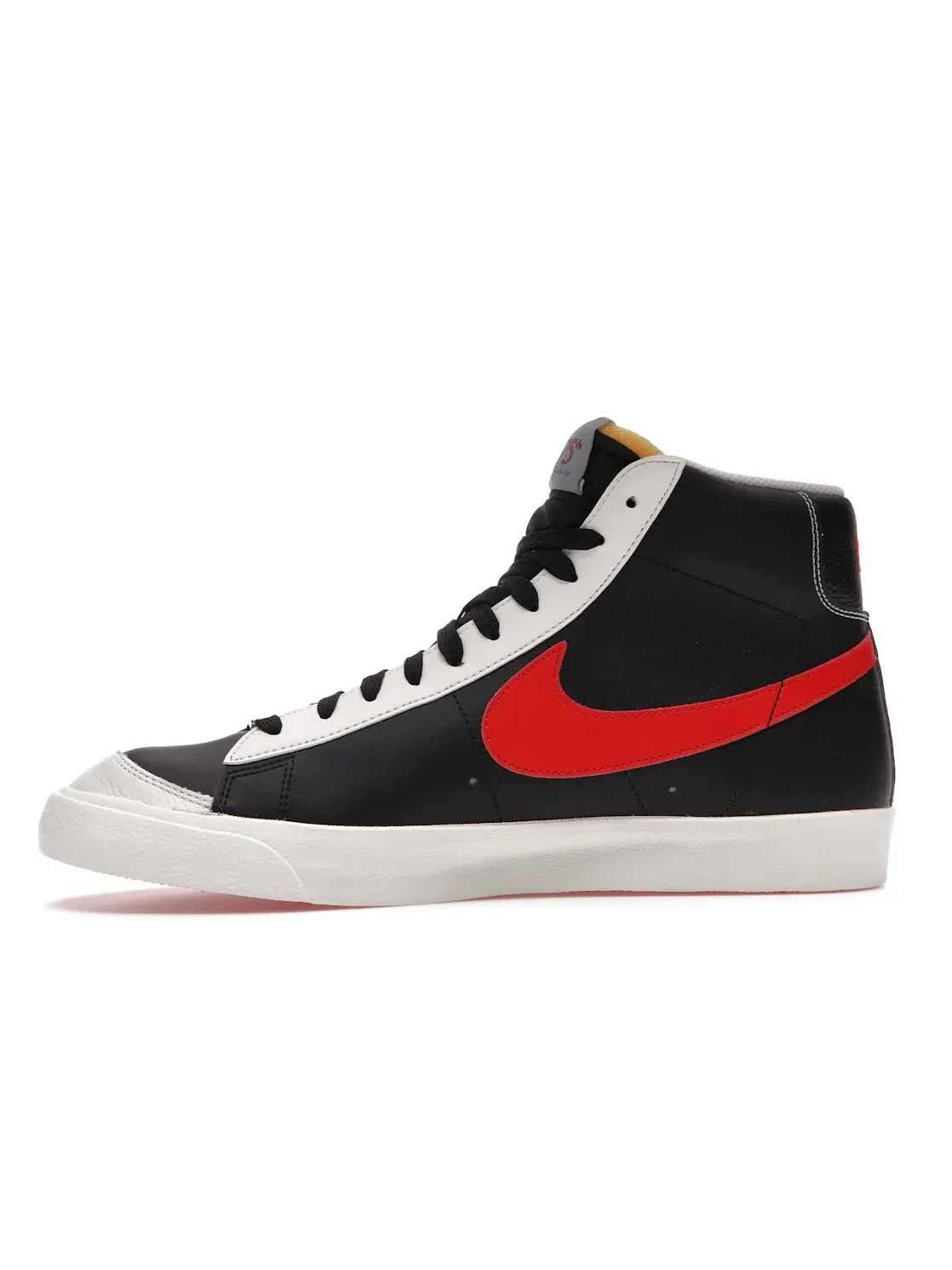 Мужские кроссовки с принтом Nike Blazer Mid '77 EMB NBA 75th Anniversary Trail Blazers — изображение 3 из 4, красный//черный