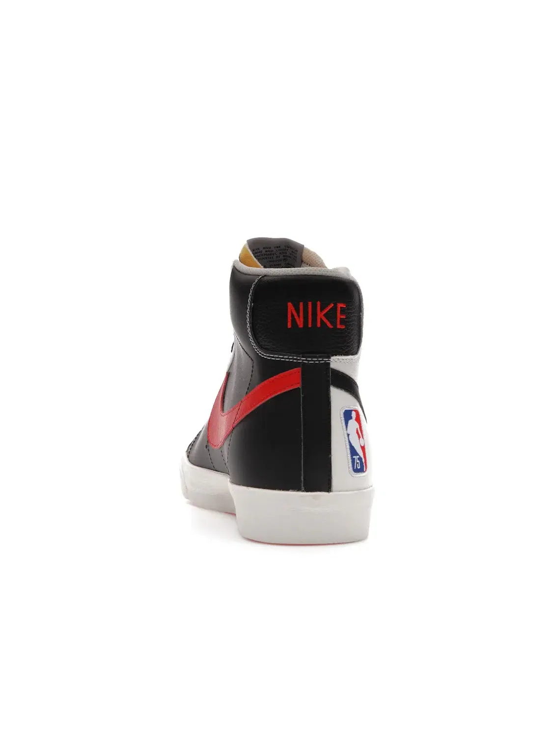 Мужские кроссовки с принтом Nike Blazer Mid '77 EMB NBA 75th Anniversary Trail Blazers — изображение 4 из 4, красный//черный