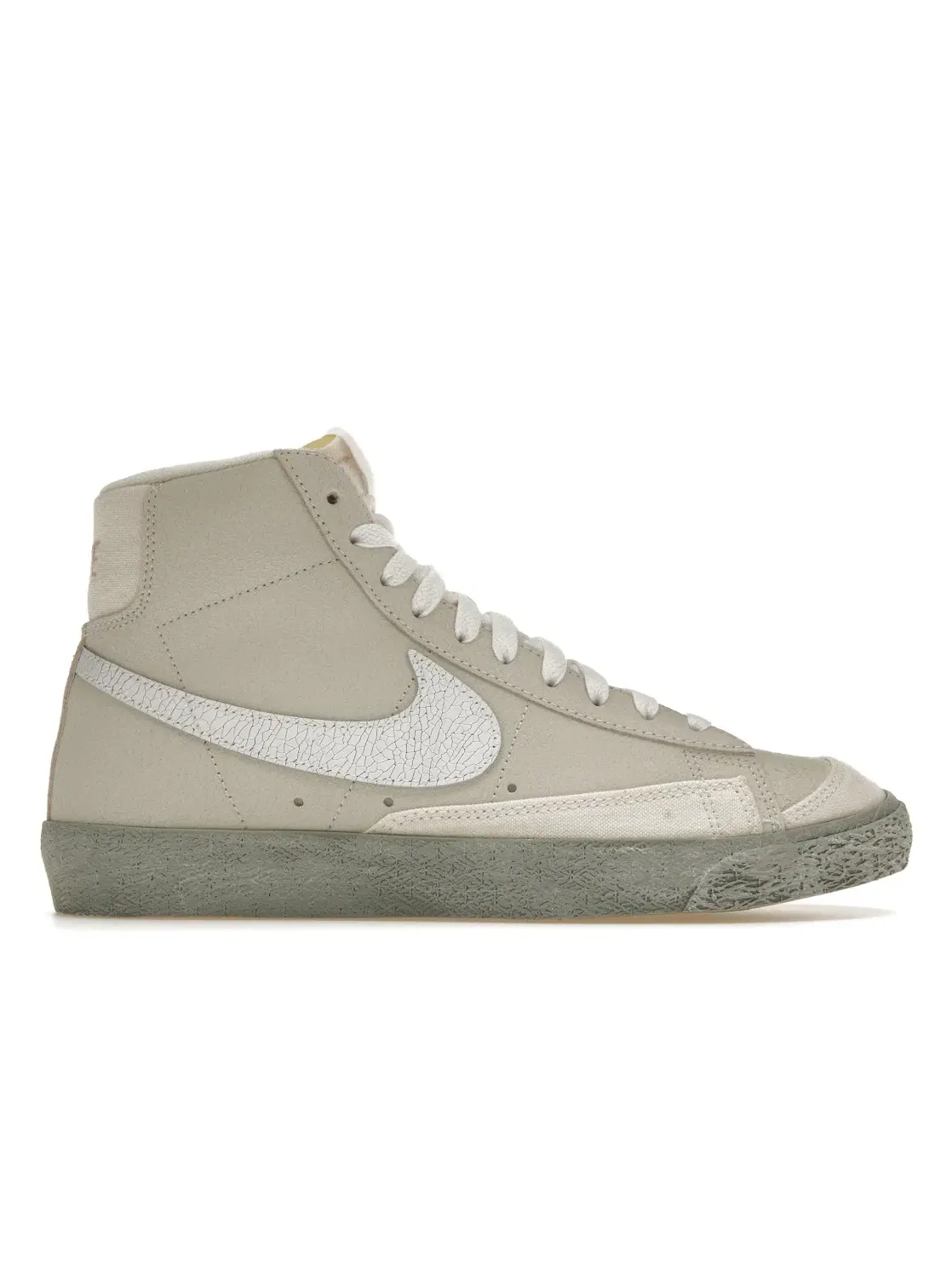 Мужские кроссовки для повседневной носки Nike Blazer Mid '77 EMB Nike — изображение 1 из 4, белый/белый//зеленый