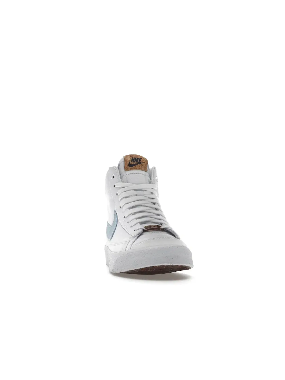Детские кроссовки с принтом Nike Blazer Mid 77 — изображение 2 из 4, белый/-белый-черный