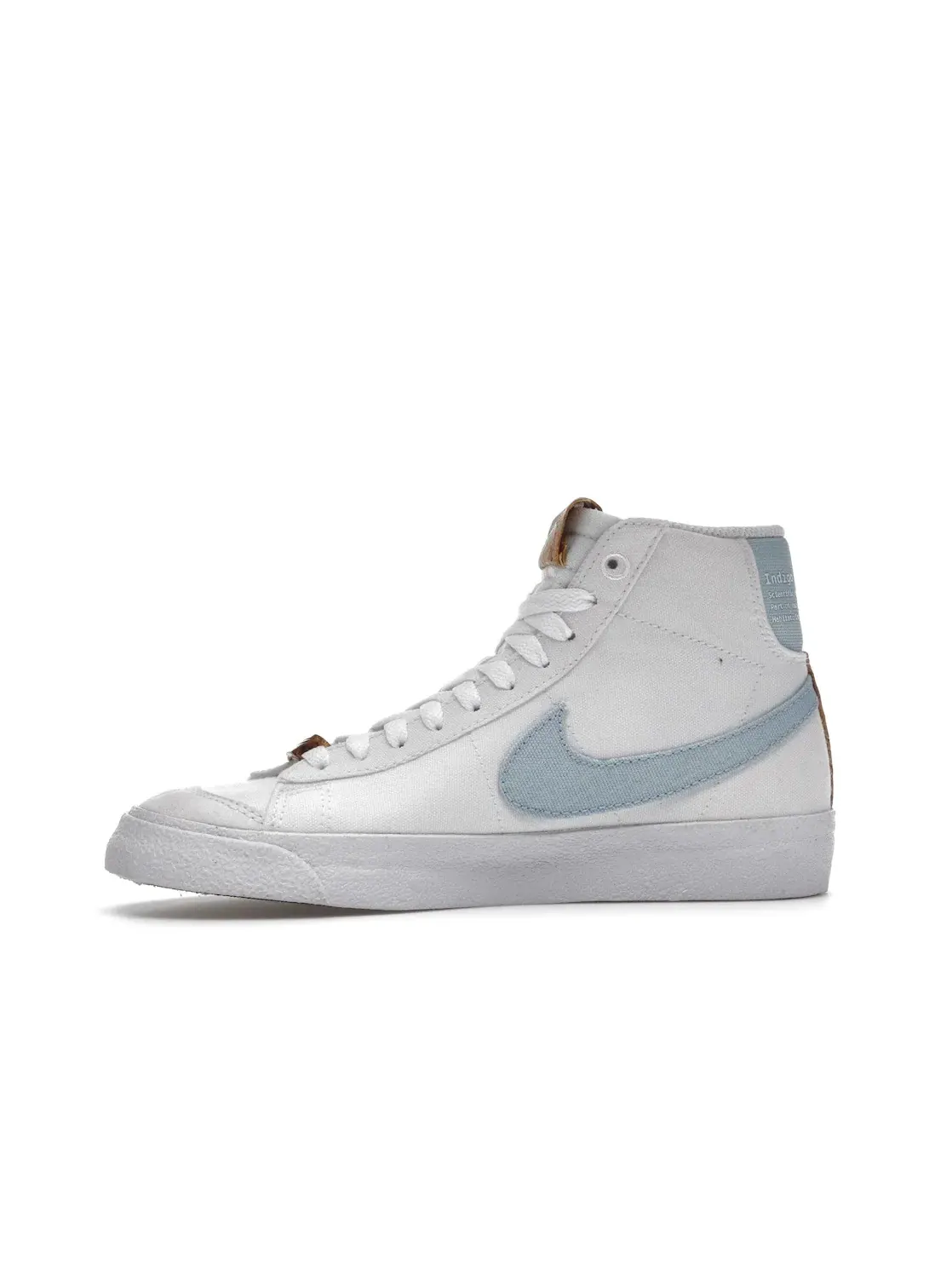 Женские кроссовки с принтом Nike Blazer Mid 77 — изображение 3 из 4, белый/индиго