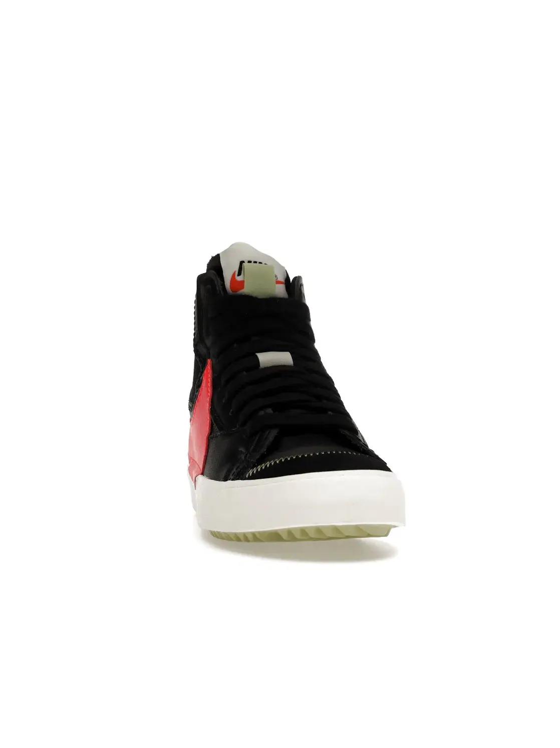 Мужские кроссовки кожаные Nike Blazer Mid 77 Jumbo — изображение 2 из 4, черный/яркий--оливковый