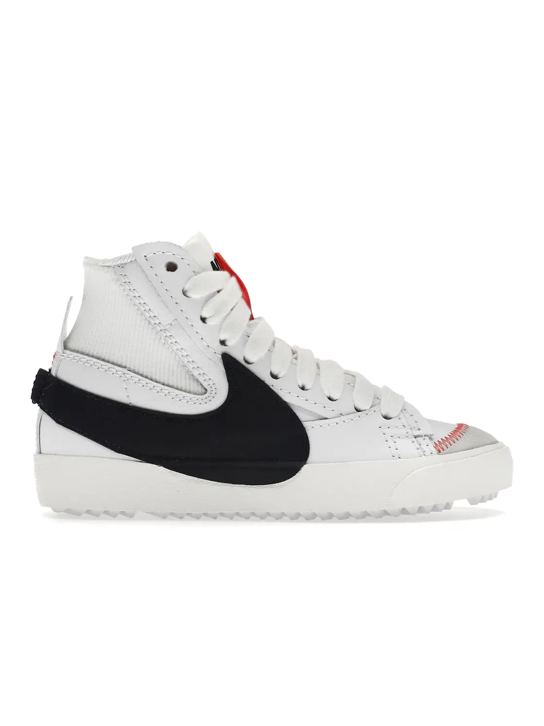 Женские кроссовки с увеличенным логотипом Nike Blazer Mid 77 Jumbo — изображение 1 из 4, белый черный