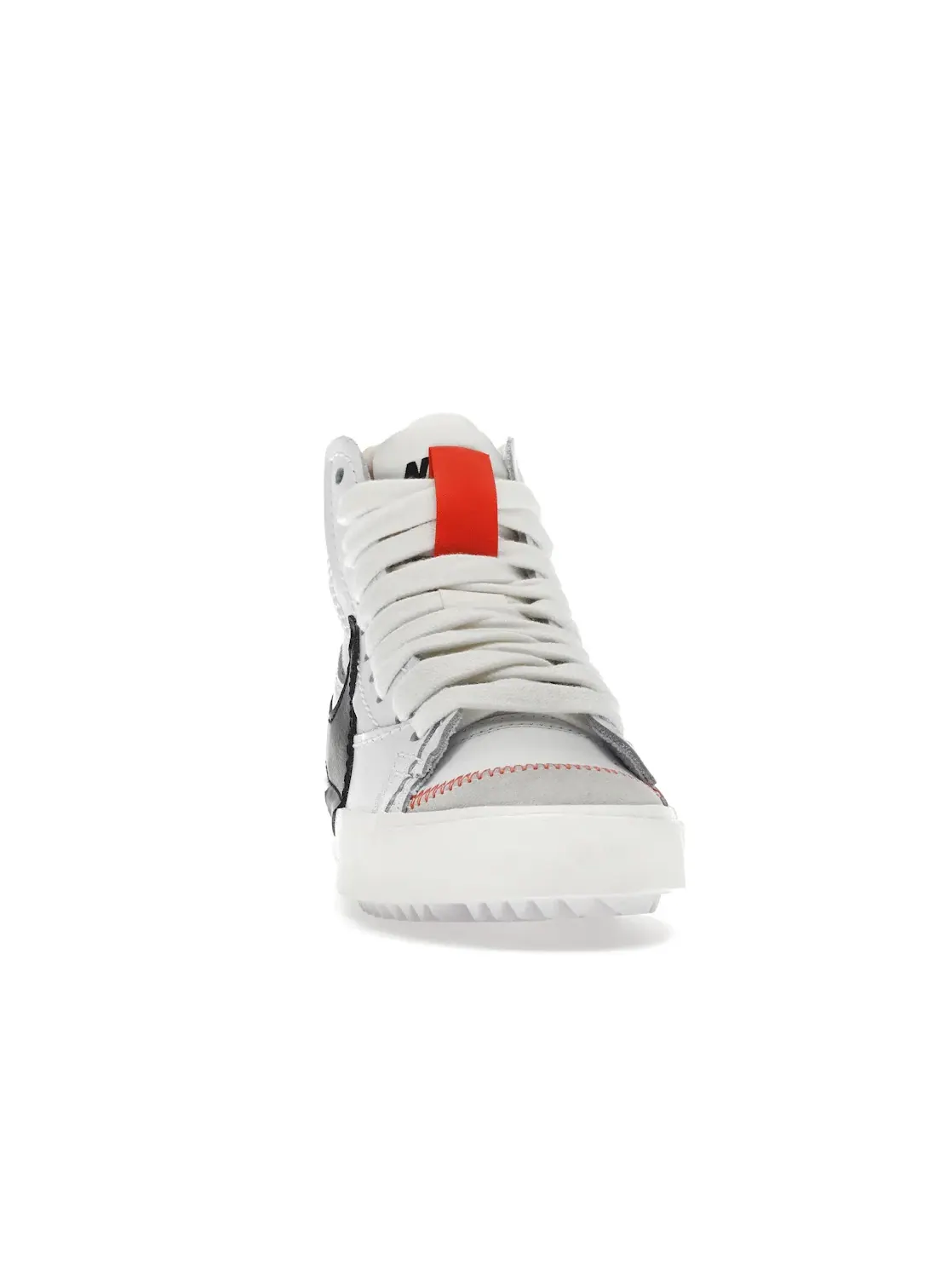 Женские кроссовки с увеличенным логотипом Nike Blazer Mid 77 Jumbo — изображение 2 из 4, белый черный