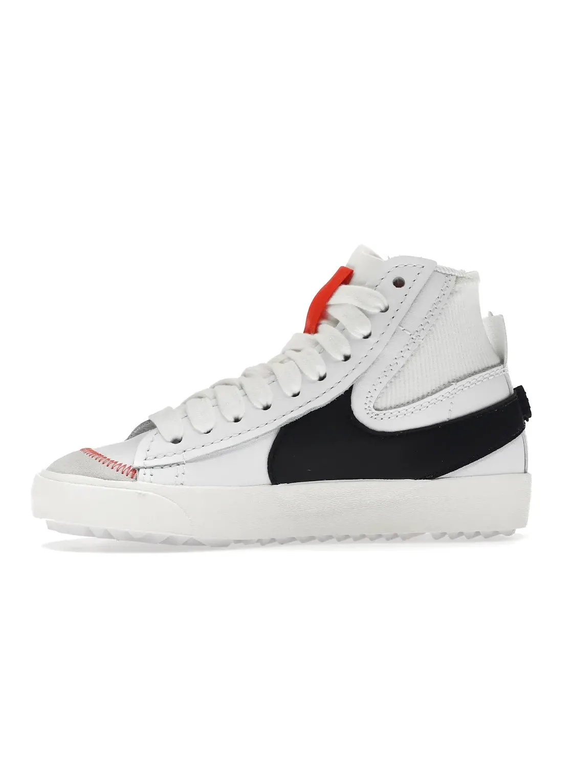 Женские кроссовки с увеличенным логотипом Nike Blazer Mid 77 Jumbo — изображение 3 из 4, белый черный