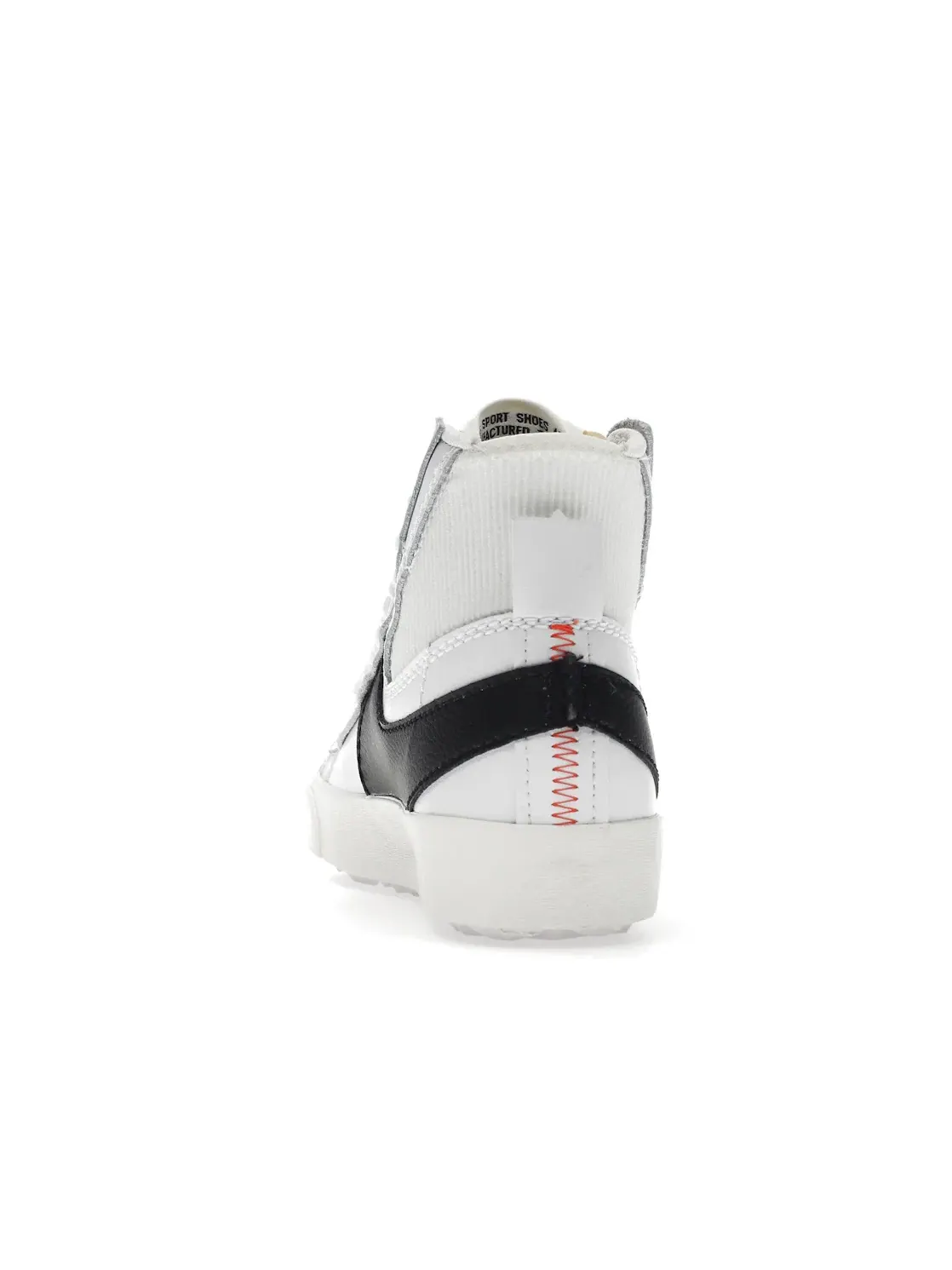 Женские кроссовки с увеличенным логотипом Nike Blazer Mid 77 Jumbo — изображение 4 из 4, белый черный