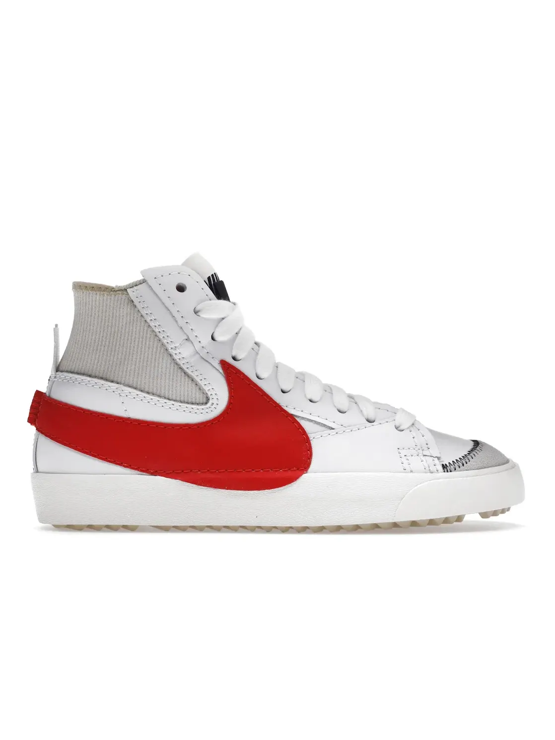 Мужские кроссовки с ретро-дизайном Nike Blazer Mid 77 Jumbo Nike — изображение 1 из 4, белый//белый/красный