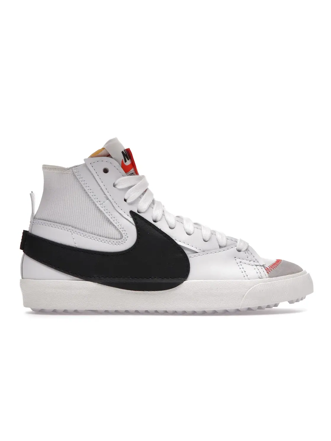 Мужские кроссовки с увеличенным логотипом Nike Blazer Mid 77 Jumbo Nike — изображение 1 из 4, белый/черный-белый