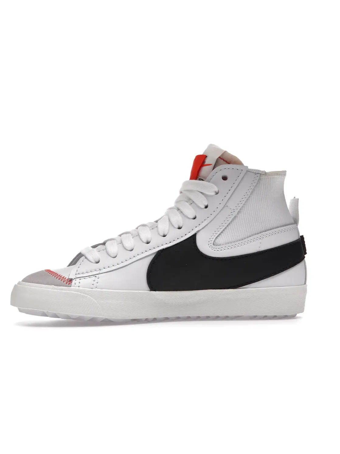Мужские кроссовки с увеличенным логотипом Nike Blazer Mid 77 Jumbo Nike — изображение 3 из 4, белый/черный-белый