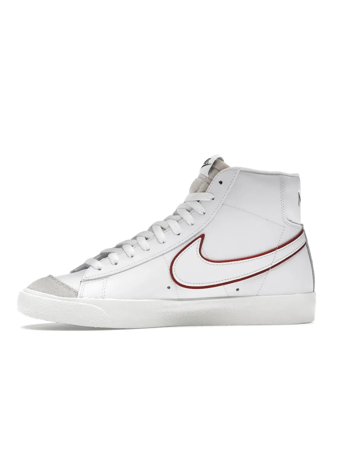 Мужские кроссовки Lifestyle с длинным рукавом Nike Blazer Mid 77 — изображение 3 из 4, белый//красный