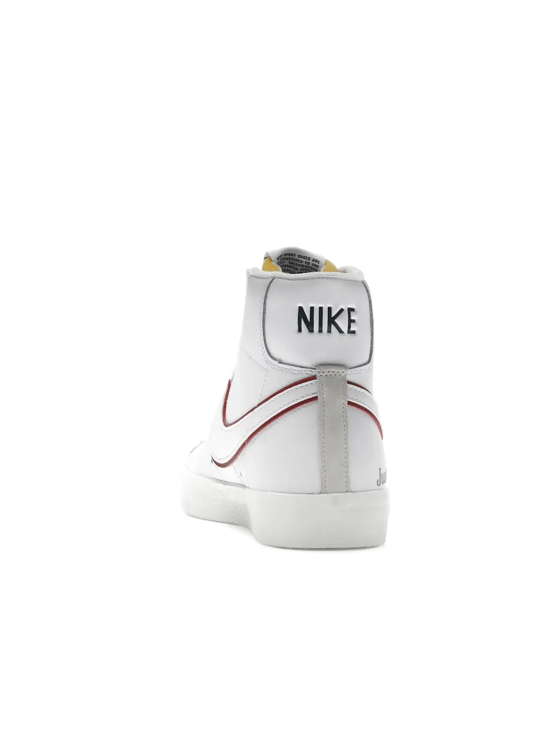Мужские кроссовки Lifestyle с длинным рукавом Nike Blazer Mid 77 — изображение 4 из 4, белый//красный