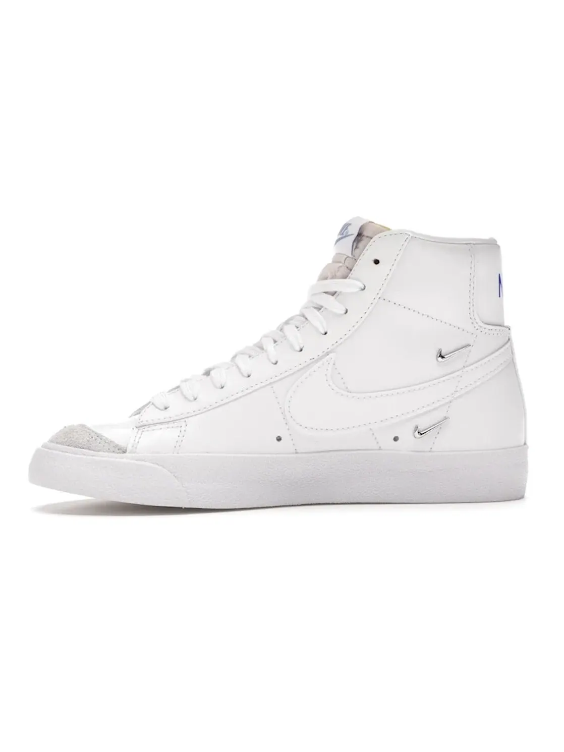 Женские кроссовки с ретро-дизайном Nike Blazer Mid 77 Nike — изображение 3 из 4, белый/-черный
