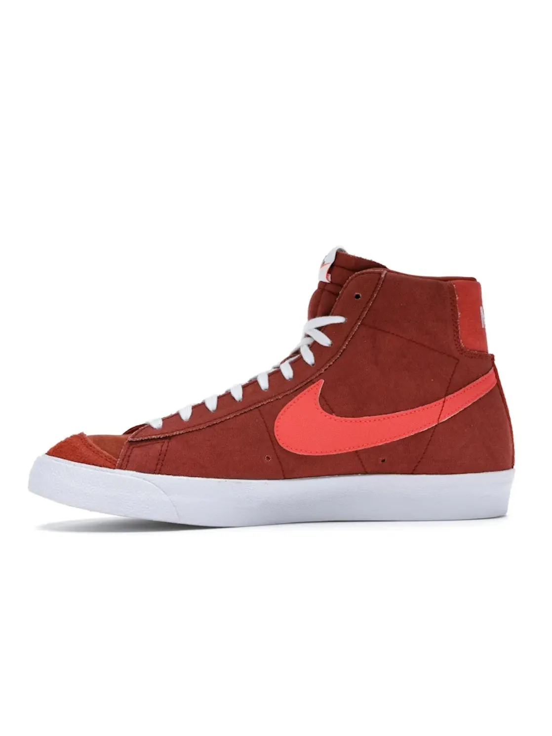 Мужские кроссовки повседневные Nike Blazer Mid 77 — изображение 3 из 4, оранжевый/яркий-белый