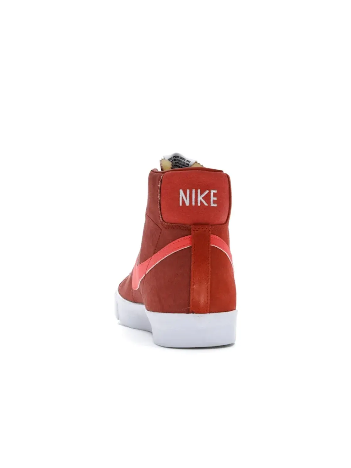 Мужские кроссовки повседневные Nike Blazer Mid 77 — изображение 4 из 4, оранжевый/яркий-белый