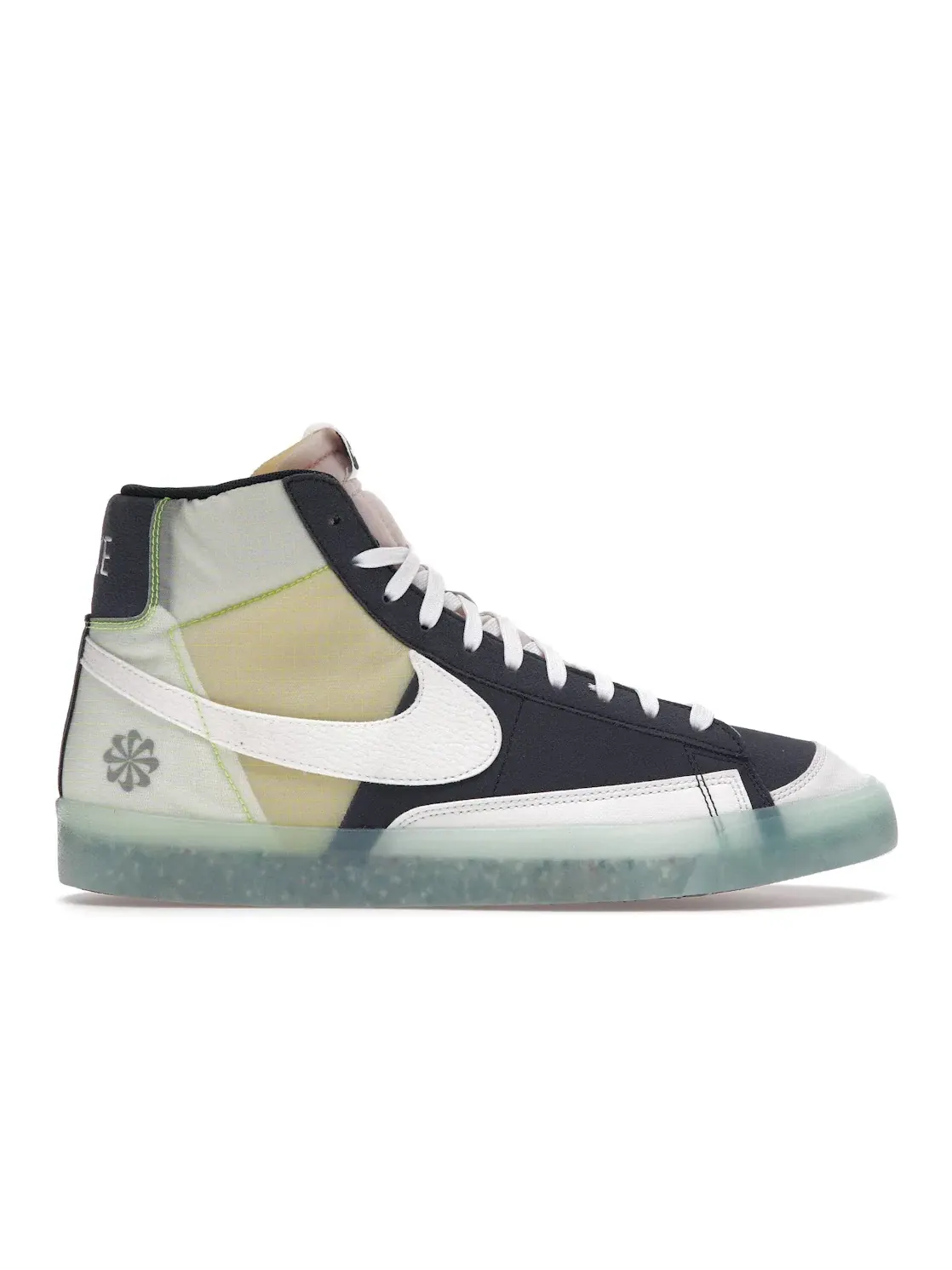 Мужские кроссовки с патчворк-дизайном Nike Blazer Mid 77 — изображение 1 из 4, темно-синий/белый//белый