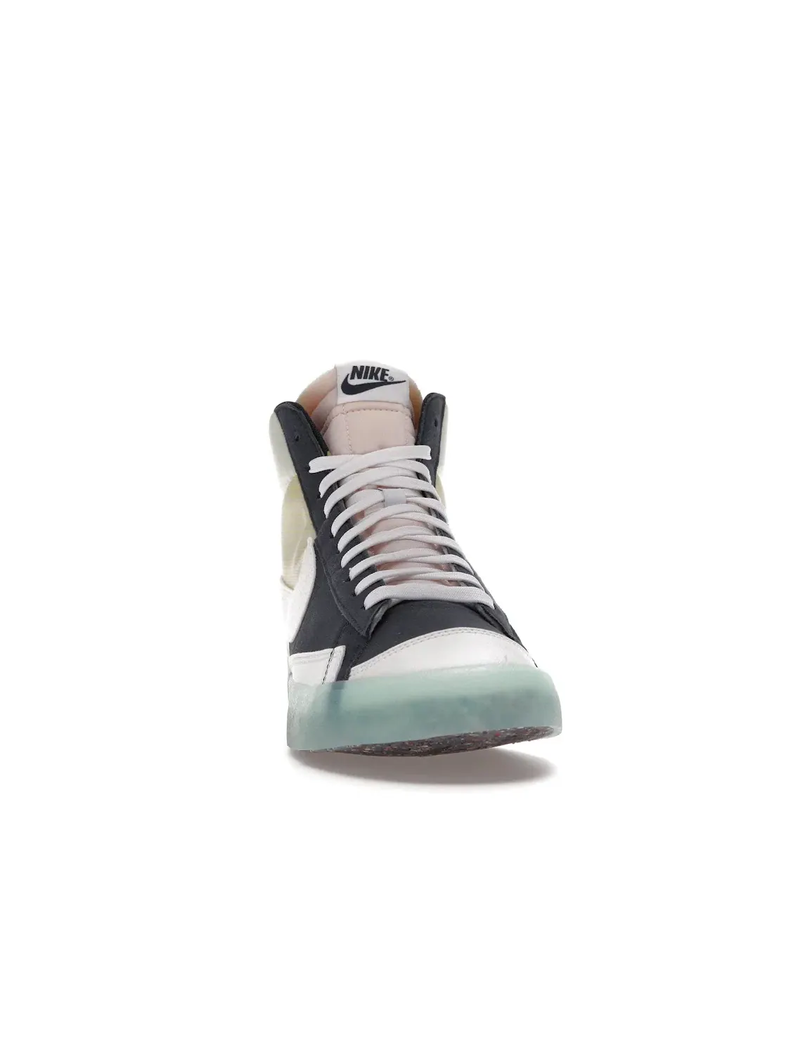 Мужские кроссовки с патчворк-дизайном Nike Blazer Mid 77 — изображение 2 из 4, темно-синий/белый//белый