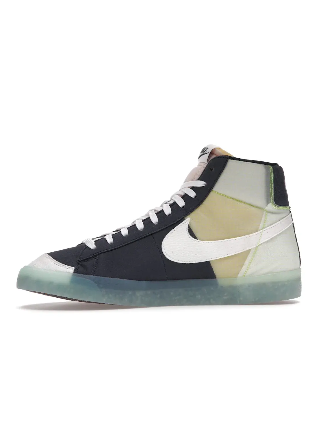 Мужские кроссовки с патчворк-дизайном Nike Blazer Mid 77 — изображение 3 из 4, темно-синий/белый//белый