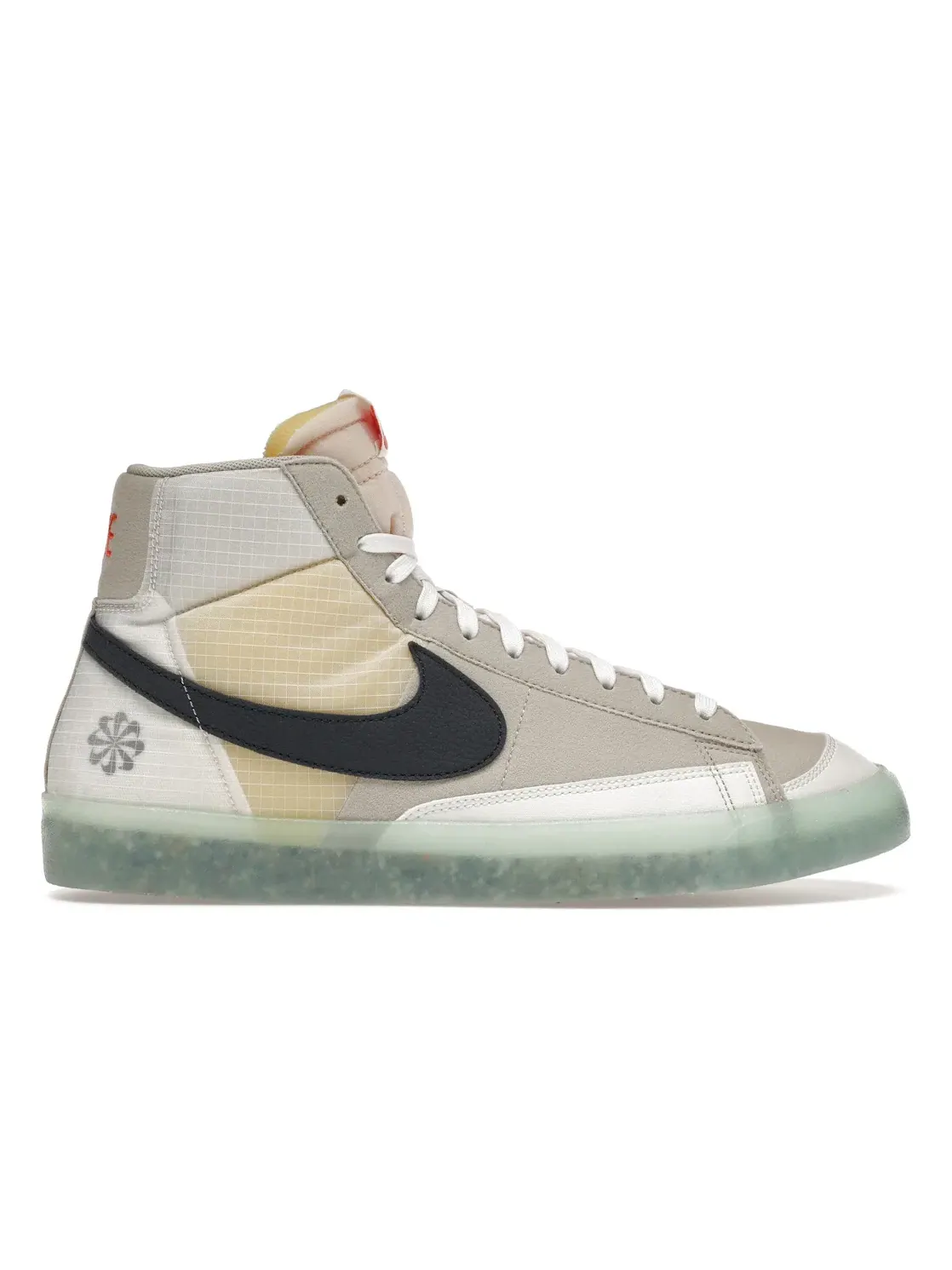 Мужские кроссовки высокие с принтом Nike Blazer Mid 77 Move to Zero Glacier Ice Nike — изображение 1 из 4, черный