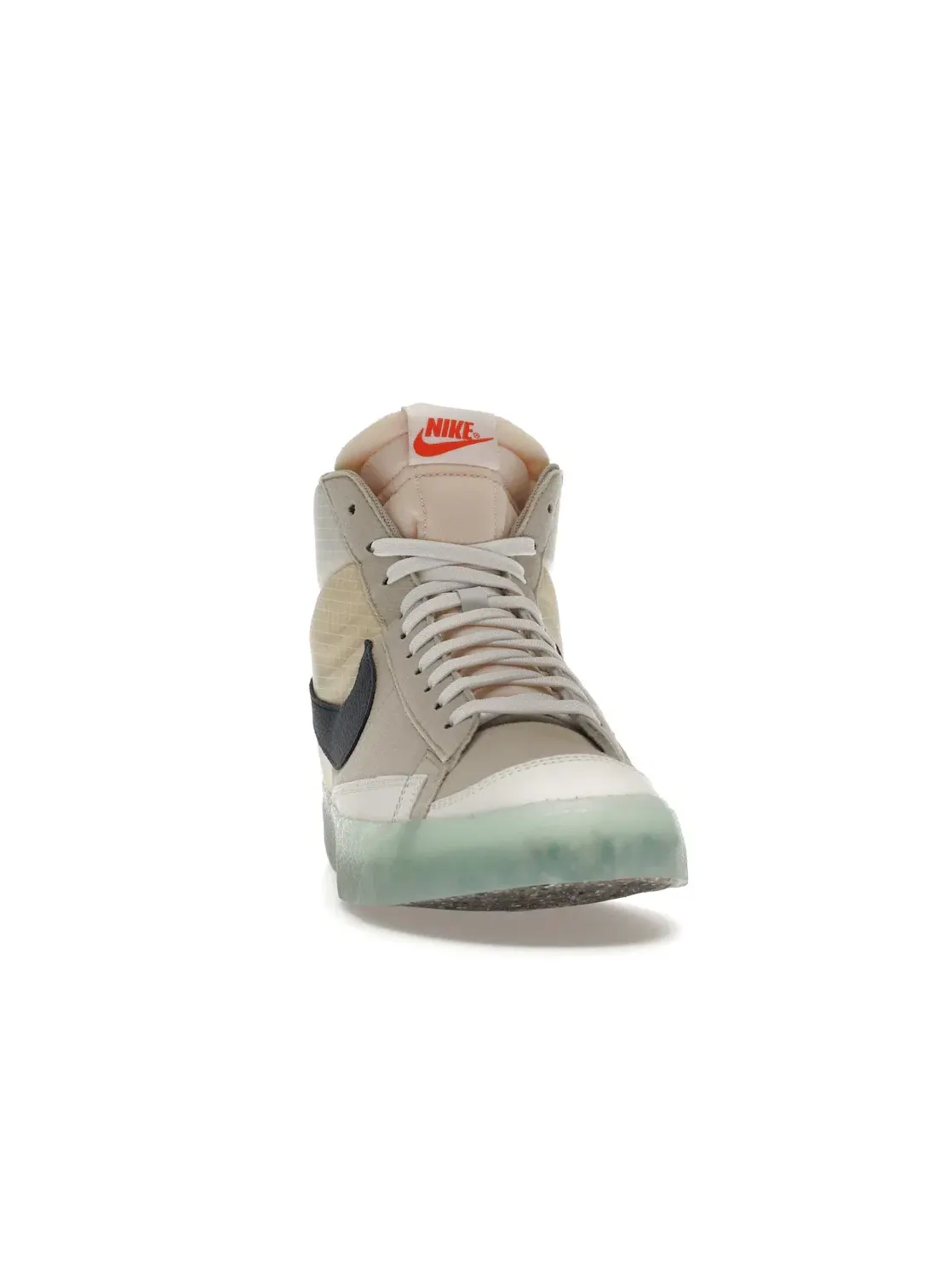 Мужские кроссовки высокие с принтом Nike Blazer Mid 77 Move to Zero Glacier Ice Nike — изображение 2 из 4, черный