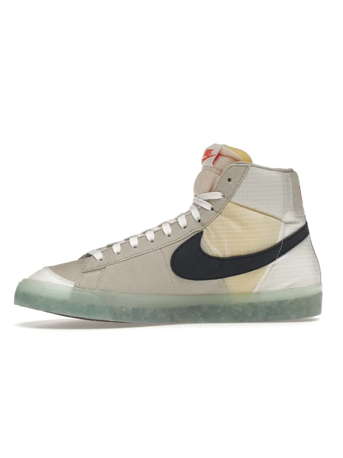 Мужские кроссовки высокие с принтом Nike Blazer Mid 77 Move to Zero Glacier Ice Nike — изображение 3 из 4, черный