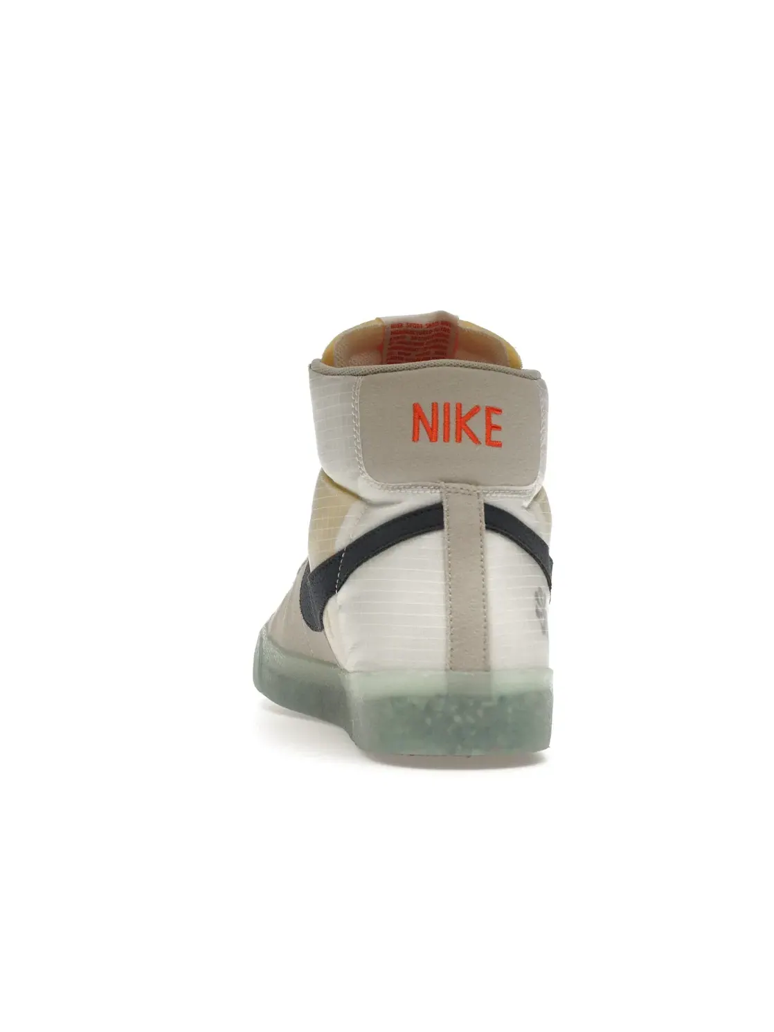 Мужские кроссовки высокие с принтом Nike Blazer Mid 77 Move to Zero Glacier Ice Nike — изображение 4 из 4, черный