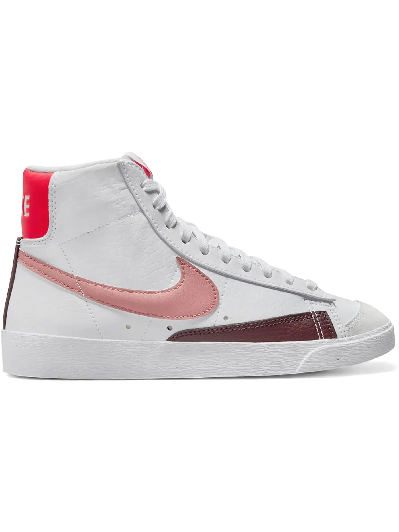 Женские кроссовки с низким верхом Nike Blazer Mid '77 Next Nature Nike — изображение 1 из 1, белый//красный/красный